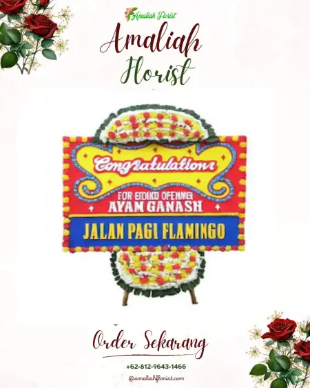 Sewa Papan Bunga Saronggi